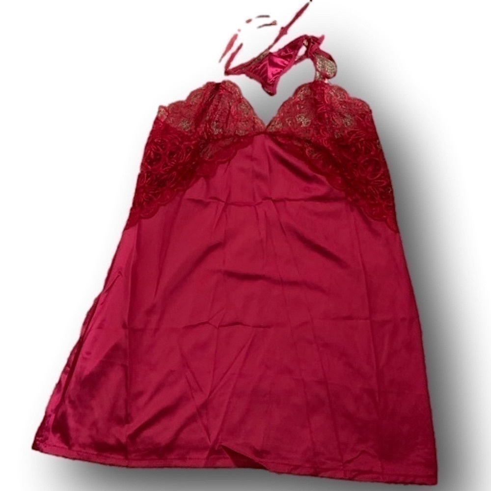 Chemise Lingerie with Thong Extra Large